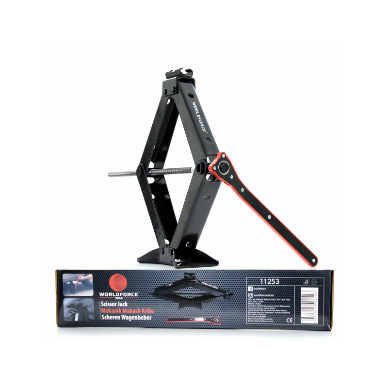 Worldforce 11253 Mekanik Makaslı Kriko 2 Ton Cırcır Kollu