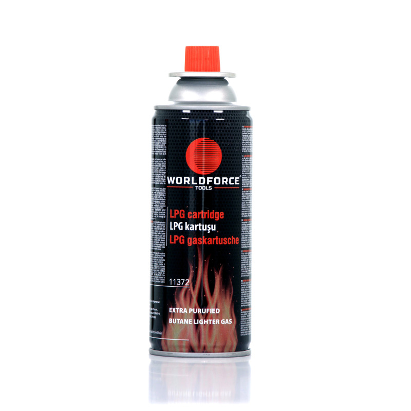 Worldforce 11372 LPG Kartuşu 400ml Kamp Ocakları ve Pürmüz Başlıklarına Uyumlu