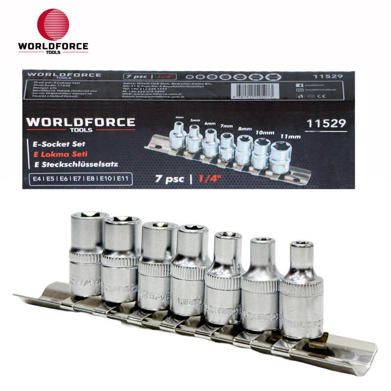 Worldforce 11529 E-Lokma Seti 7 Parça 1/4