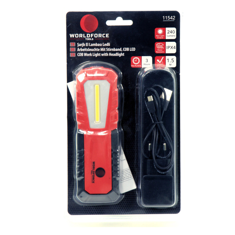 Worldforce 11542 Sarjlı El Lambası COB Ledli 240 Lm