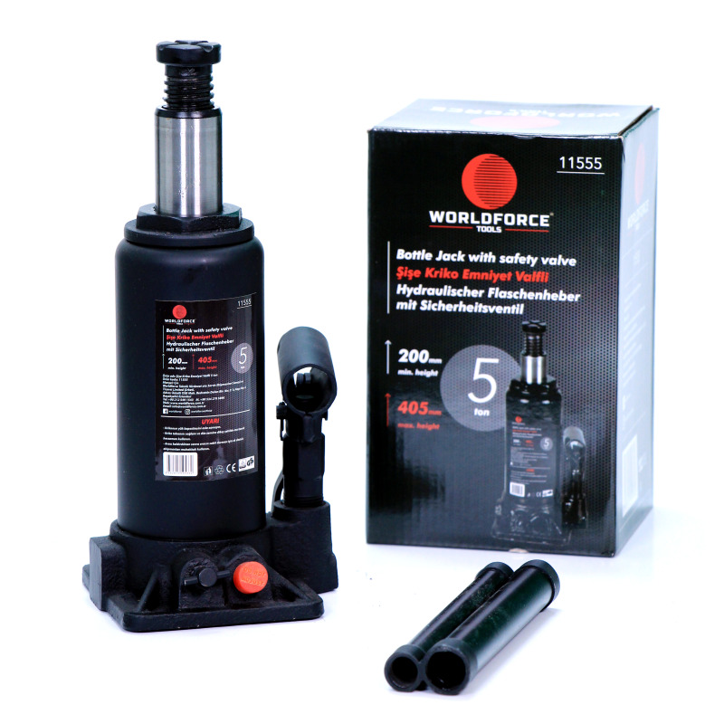 Worldforce 11555 Hidrolik Şişe Kriko 5 Ton 200-405mm