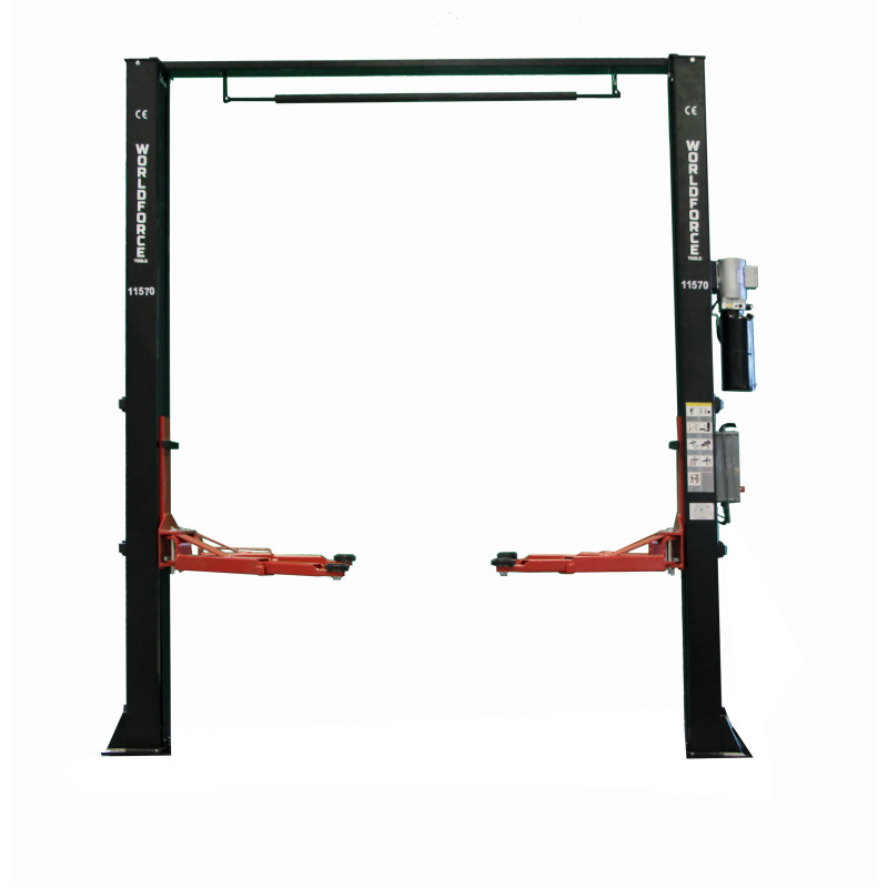 Worldforce 11570 Hidrolik Lift İki Sütunlu 4 Ton 380/220V Tam Otomatik Üstten Bağlantılı