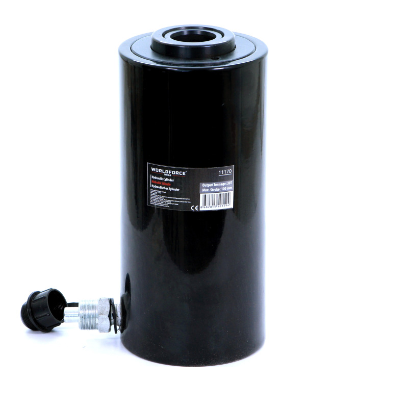 Worldforce 11170 Hidrolik Silindir 30 Ton 100mm (700 bar) Delikli Silindir
