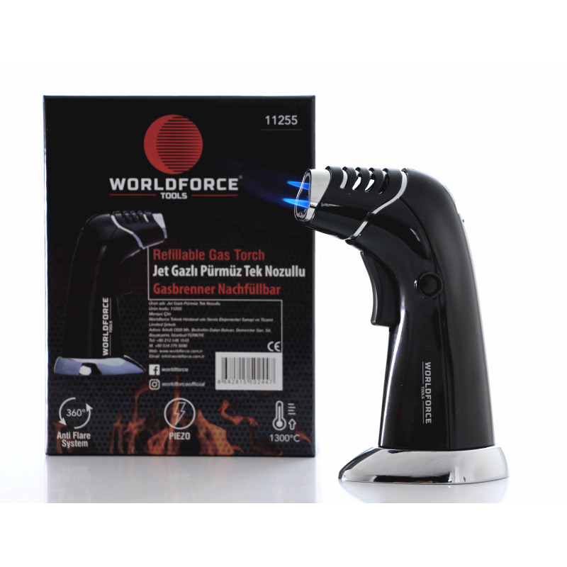 Worldforce 11255 Jet Gazlı Pürmüz Üç Nozullu Cobra Piezo