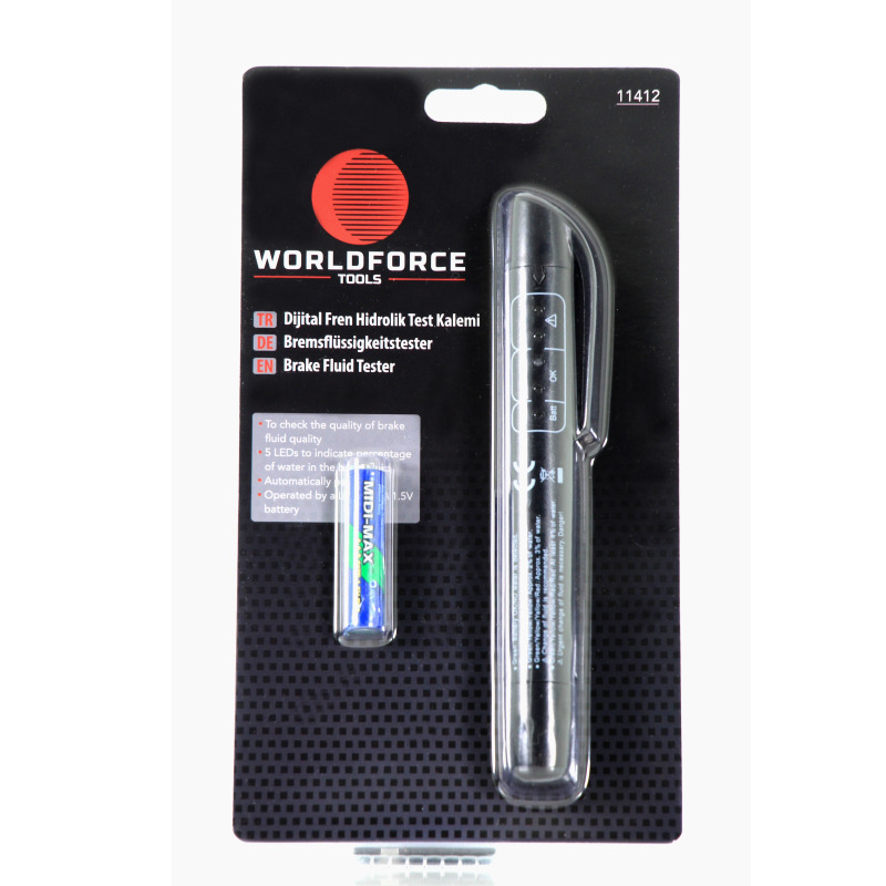 Worldforce 11412 Dijital Fren Hidrolik Test Kalemi