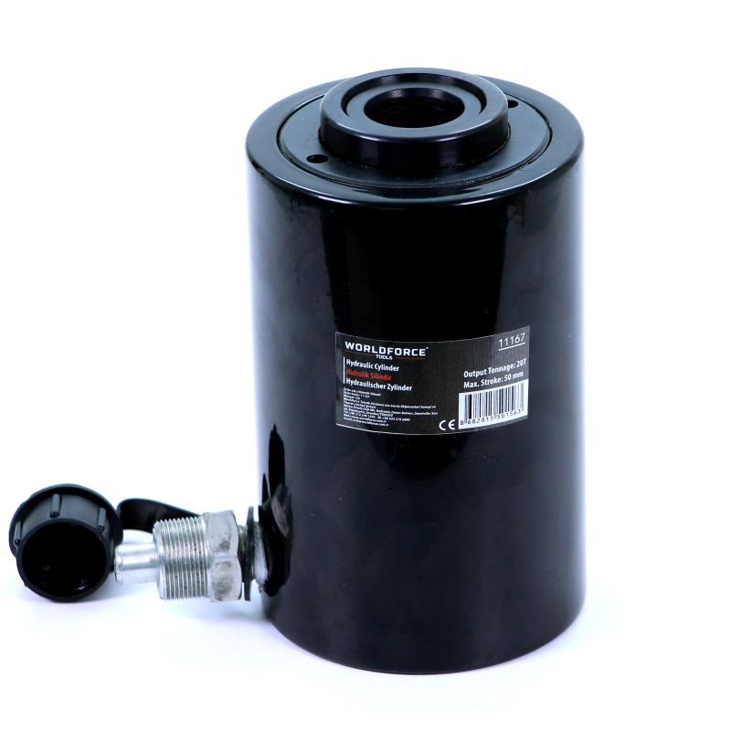 Worldforce 11167 Hidrolik Silindir 20 Ton 50mm (700 bar) Delikli Silindir