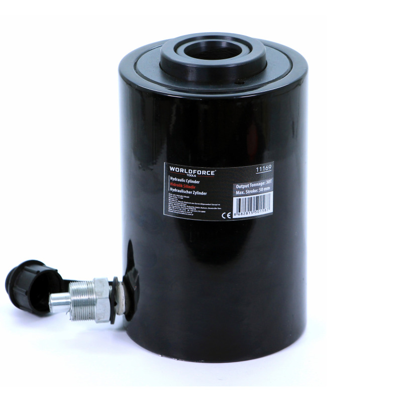 Worldforce 11169 Hidrolik Silindir 30 Ton 50mm (700 bar) Delikli Silindir