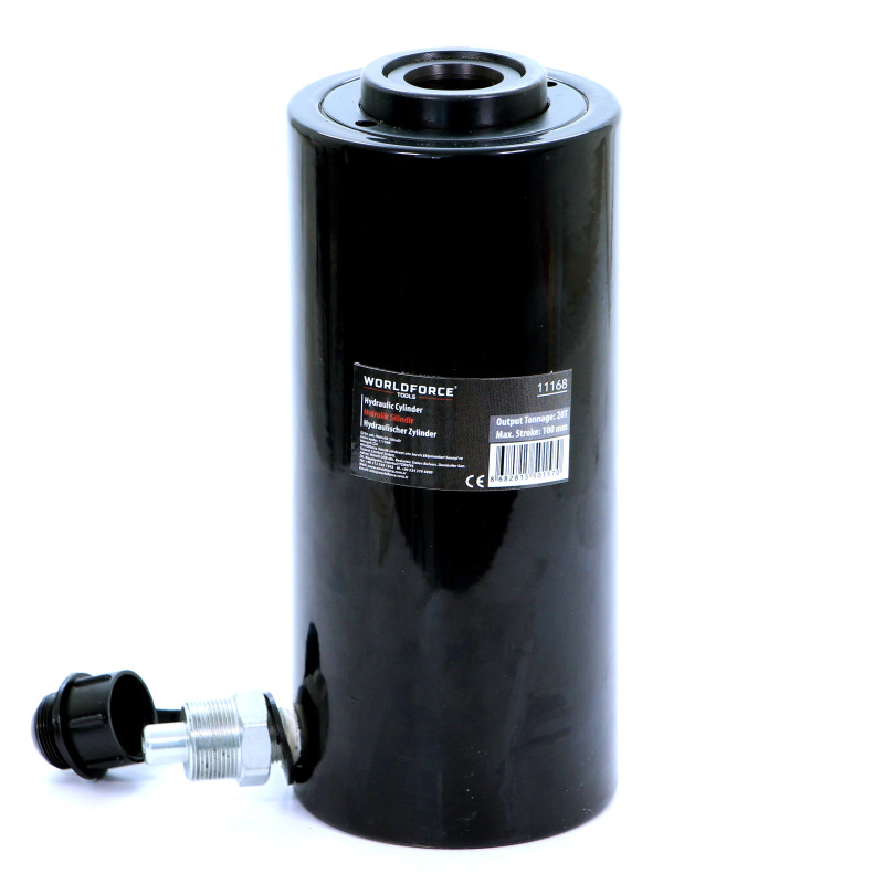 Worldforce 11168 Hidrolik Silindir 20 Ton 100mm (700 bar) Delikli Silindir