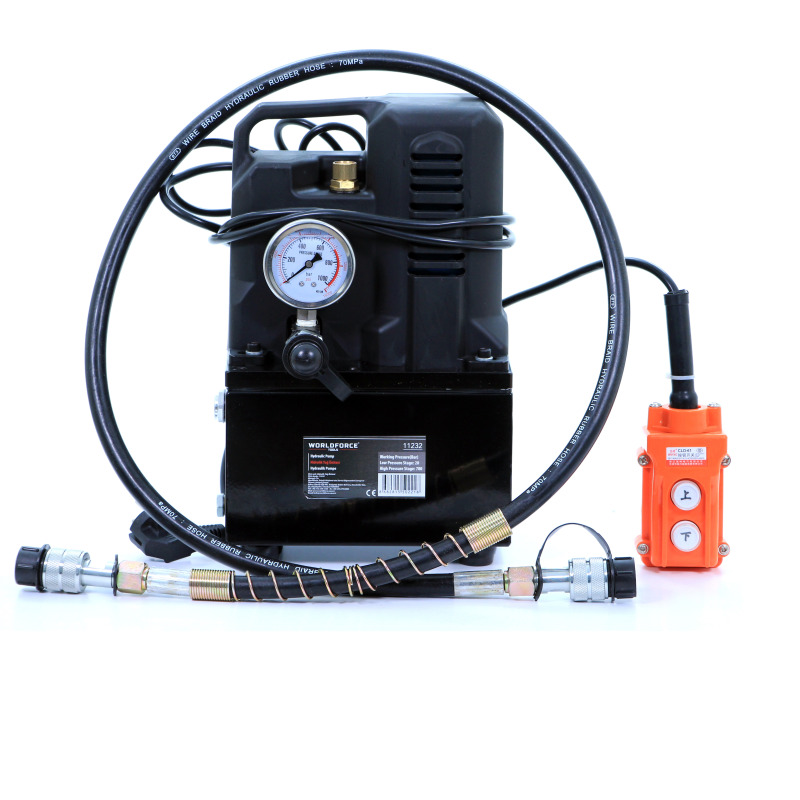 Worldforce 11232 Hidrolik Yağ Ünitesi 20-700 bar Elektrikli Tek Etkili 4 Lt