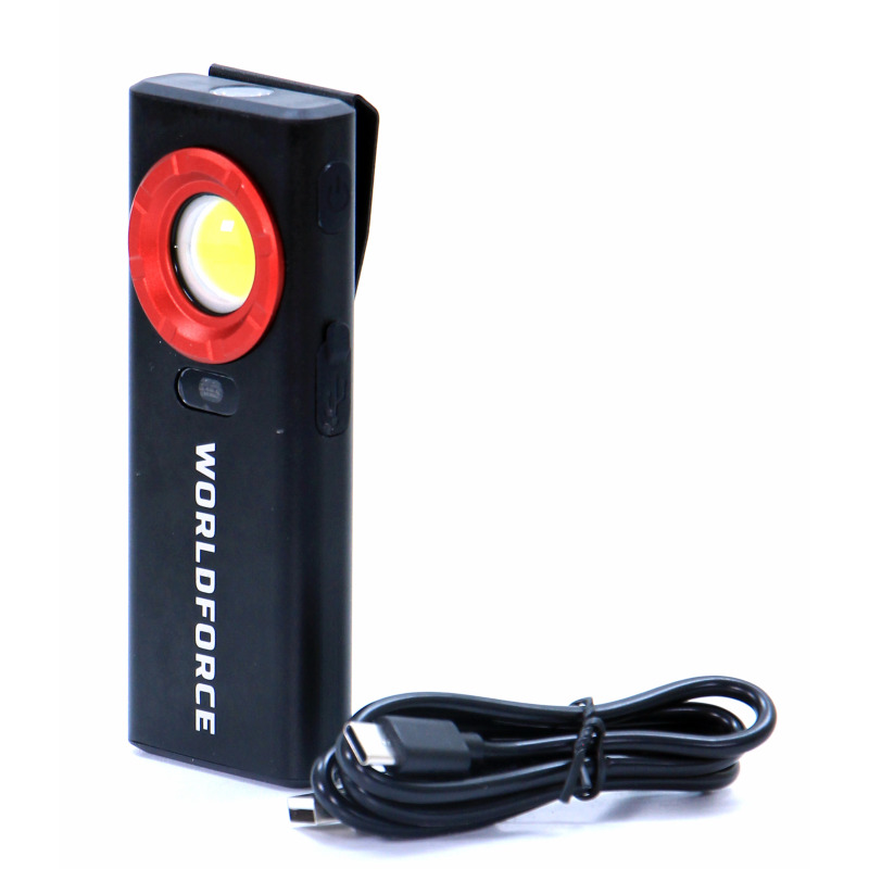 Worldforce 11625 Mesafe Algılama Sensörlü Şarjlı Mini El Lambası COB+XG2 Ledli 1200 Lm (2000 mAh)