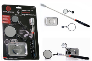 Worldforce 11311 Manyetik Set 4'lü (Tepsi + LED Çubuk + 2x Ayna)